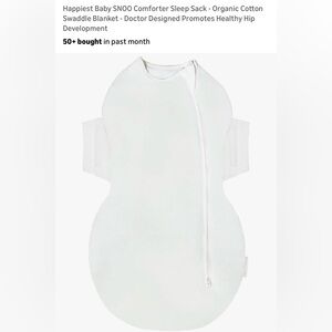Happiest Baby Sleep Sack - Medium - White